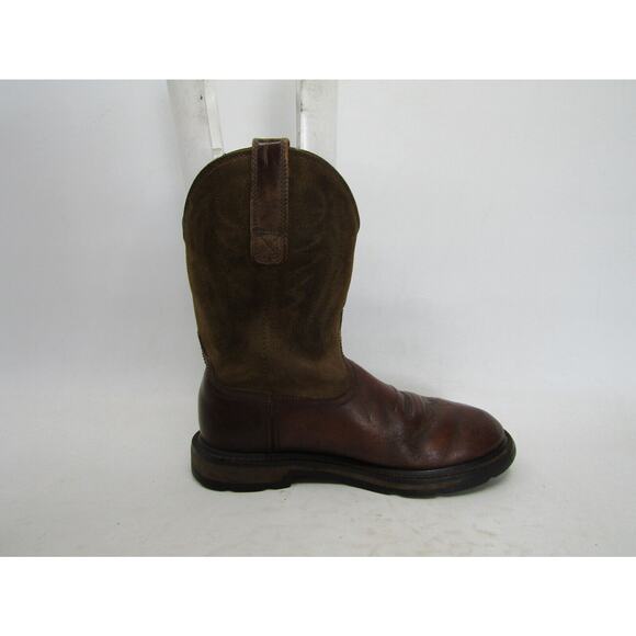 Ariat Mens Size 7 D Brown Suede Leather Cowboy Western Boots main image 11